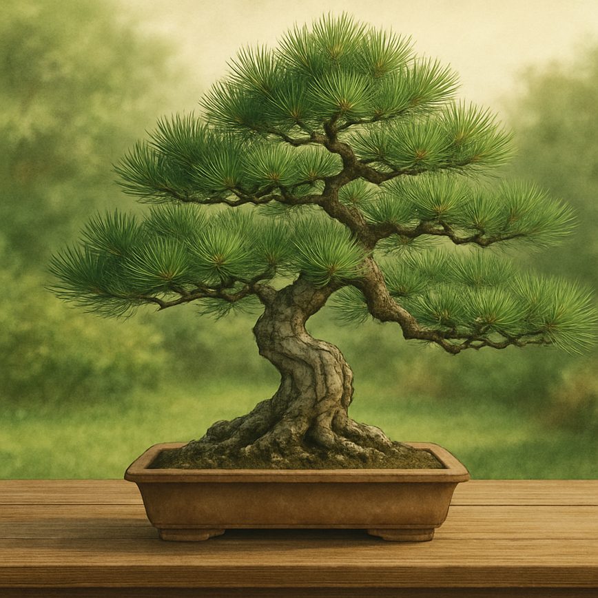 Бонсай из сосны обучение